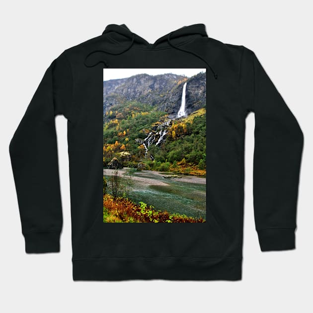 Flamsdalen Valley Flam Norway Scandinavia Hoodie by AndyEvansPhotos